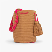 Load image into Gallery viewer, Solid round handmade shoulder bag