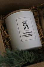 Load image into Gallery viewer, CLASSIC White 100% pure beeswax & soy blend,  scented candle meliCERA