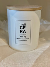 Load image into Gallery viewer, CLASSIC White 100% pure beeswax & soy blend,  scented candle meliCERA