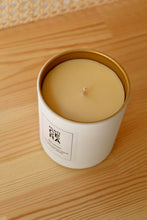 Load image into Gallery viewer, CLASSIC White 100% pure beeswax & soy blend,  scented candle meliCERA