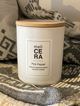 Load image into Gallery viewer, CLASSIC White 100% pure beeswax & soy blend,  scented candle meliCERA