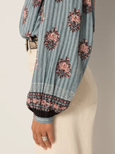 Load image into Gallery viewer, Omara Blouse - Cerulean Mist