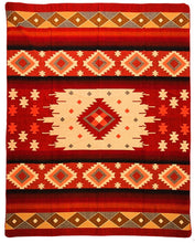 Load image into Gallery viewer, Ecuadorian alpaca blanket | native blanket/poncho