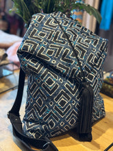 Load image into Gallery viewer, Backpack - Blue in Green Bags