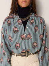 Load image into Gallery viewer, Omara Blouse - Cerulean Mist