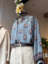 Load image into Gallery viewer, Omara Blouse - Cerulean Mist