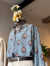 Load image into Gallery viewer, Omara Blouse - Cerulean Mist