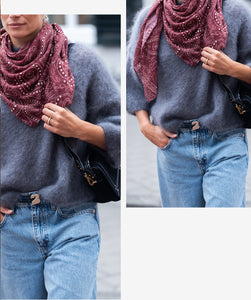 CELINE Mohair Pull - 3/4 sleeves