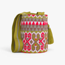 Load image into Gallery viewer, Geometric crossbody bag L | Pink sherbet