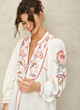 Load image into Gallery viewer, Lucia Tunic - Ivory/Rust
