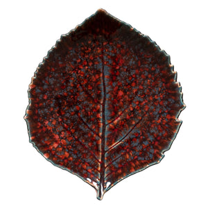 Large Side Plate Hydrangea Leaf - 22cm