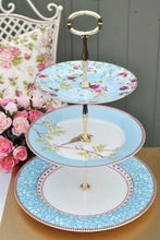 Load image into Gallery viewer, High Tea porcelain cake stand