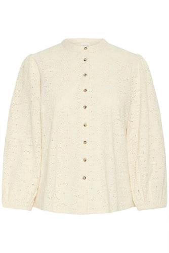 MARNA Broderie Cotton Shirt