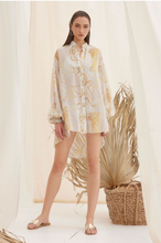 Load image into Gallery viewer, Silk Tunic EROS - Off white/Gold