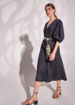 Load image into Gallery viewer, Fine Cotton Midi dress