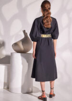 Load image into Gallery viewer, Fine Cotton Midi dress