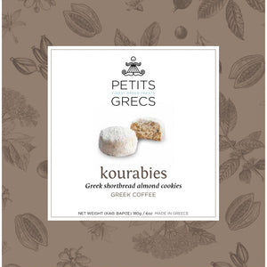 "Kourabies" Greek Coffee-Greek Shortbread Cookies