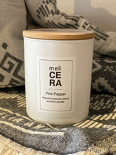 Load image into Gallery viewer, CLASSIC White 100% pure beeswax &amp; soy blend,  scented candle meliCERA